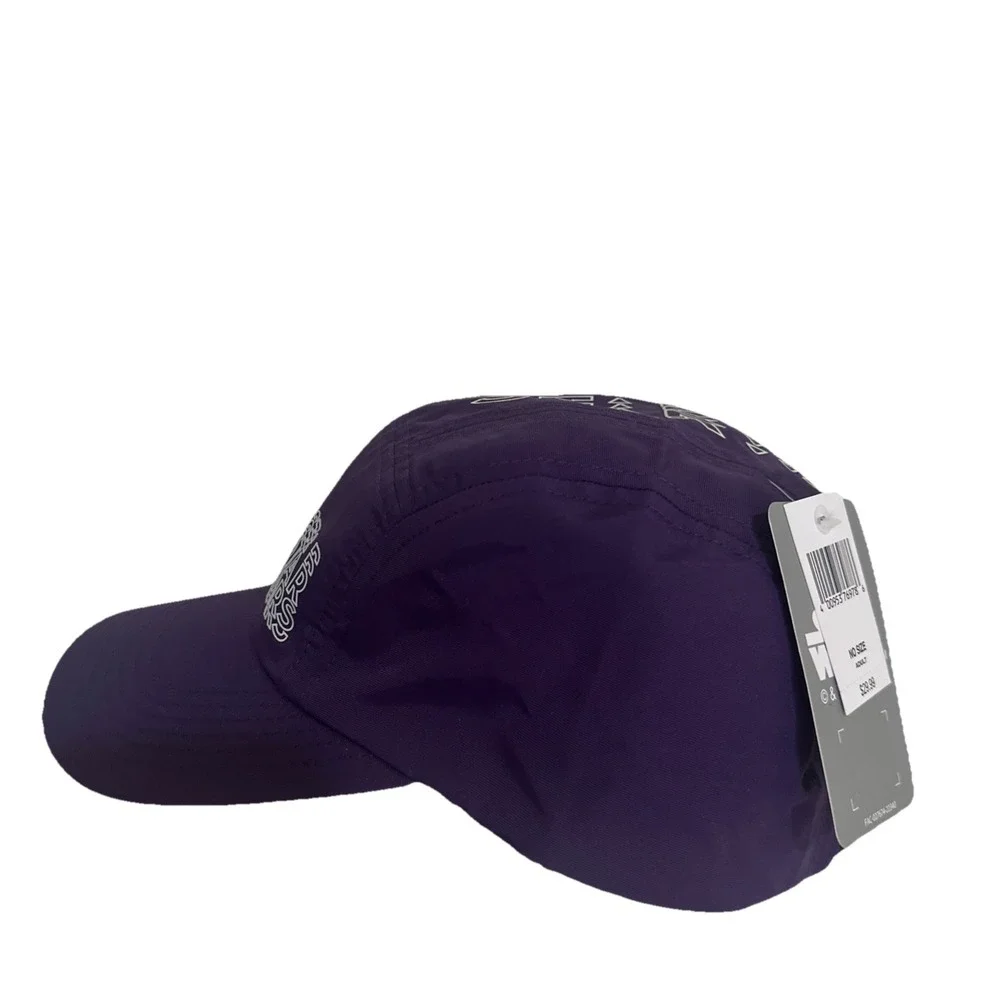 Star Wars 5 Panel Athletic Hat Cap Adult Size Adjustable Purple Disney Parks NWT
